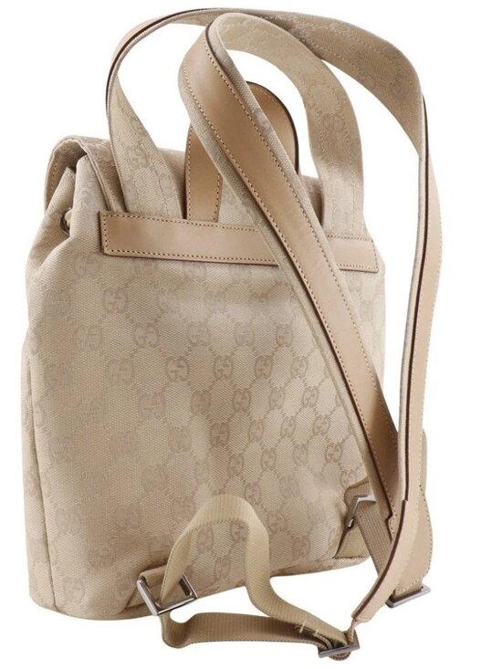 GUCCI Backpack Backpack Daypack 003.0242 beige GG canvas Women main image 8